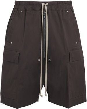 Rick Owens Cargobela Shorts - Grey