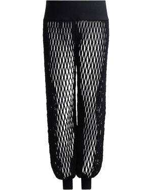 Alaïa Fishnet Joggers - Black