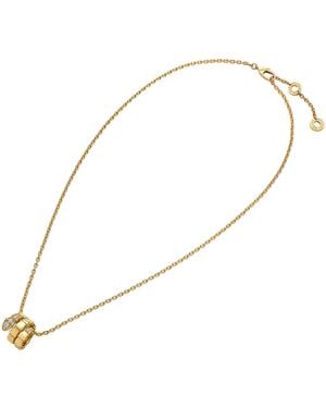 BVLGARI And Diamond Serpenti Viper Necklace - Metallic