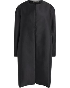 Voranida Collarless Deon Coat - Black