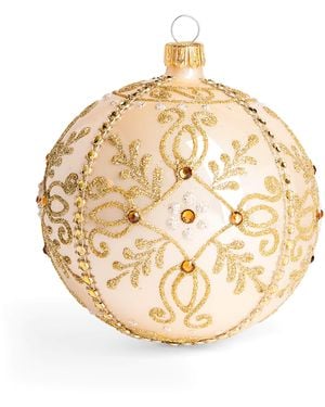 Harrods Crystal-Embellished Bauble - Metallic