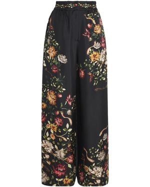 Agua Bendita Silk Tota Paramo Pants - Black