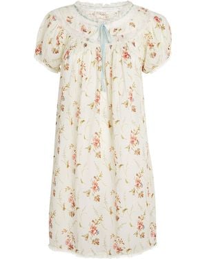 Doen Organic Cotton Daphne Mini Dress - White