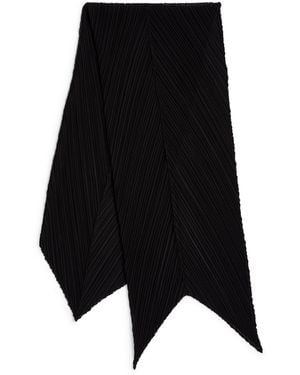 Pleats Please Issey Miyake Pleated Scarf - Black