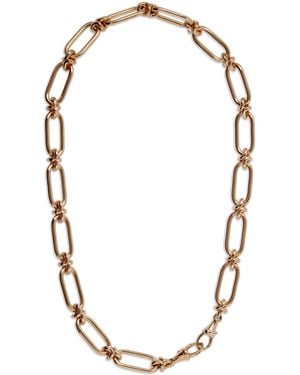 Annoushka Knuckle Heavy Link Chain Necklace - Metallic