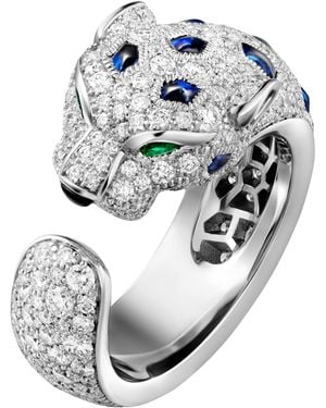 Cartier And Gemstones Panthère De Ring - Metallic