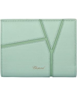 Chopard Medium Leather Diamond Wallet - Green
