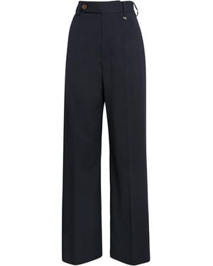 パンツ VIVIENNE WESTWOOD LAUREN COTTON WIDE-LEG PANTS Vivienne Westwood Pants for Women | Online Sale up to 55