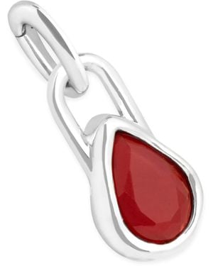 Astrid & Miyu Plated July Birthstone Charm - Red