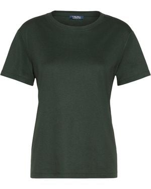 Max Mara Stretch-Cotton T-Shirt - Green