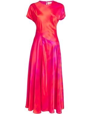 ROKSANDA Silk Adriana Midi Dress - Pink