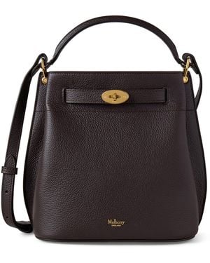 Mulberry Leather Islington Bucket Bag - Black