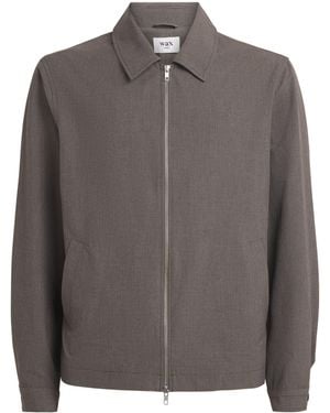 Wax London Micro Puppytooth Check Eldon Jacket - Brown