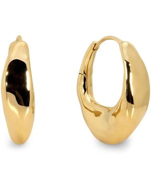 Monica Vinader Vermeil Antica Hoop Earrings - Metallic