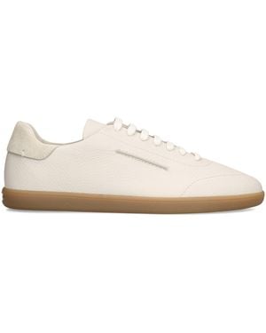 ZEGNA Leather 232 Trainers - White