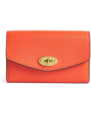 Mulberry Medium Leather Darley Wallet - Red