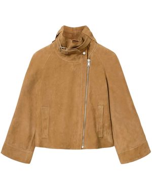 AllSaints Suede Rhone Jacket - Brown