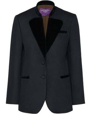 Weekend by Maxmara Virgin Wool Blazer - Black