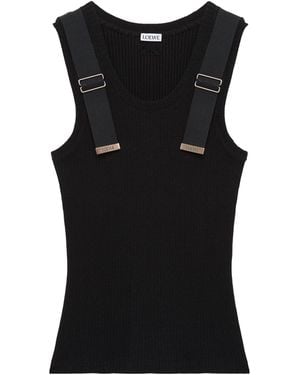 Loewe Embellished Tank Top - Black