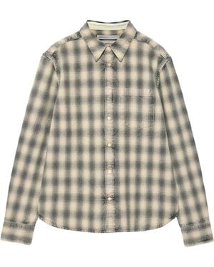 AllSaints Bower Check Shirt - Grey