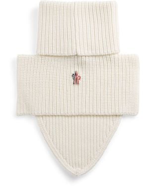 Moncler Virgin Wool Grenoble Neck Warmer - White