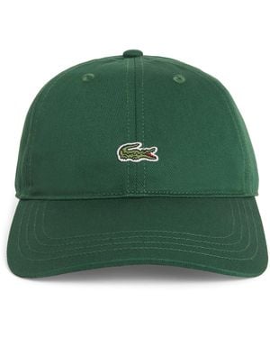 Lacoste Cotton Logo Baseball Cap - Green