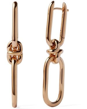 Annoushka Knuckle Classic Link Chain Earrings - Metallic