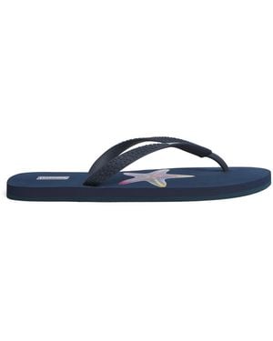 Vilebrequin Disco Stars Flip Flops - Blue
