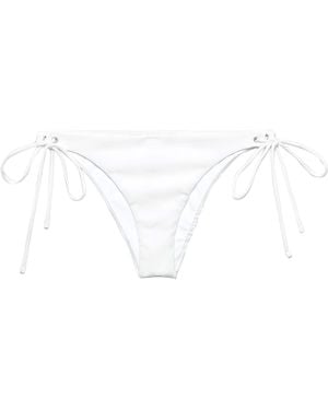 Prada Triangle Bikini Bottoms - White
