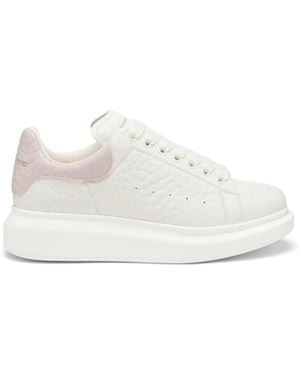 McQueen Leather Oversized Sneakers - White