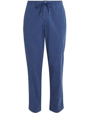 Polo Ralph Lauren Stretch-Cotton Twill Prepster Pants - Blue