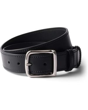 Prada Leather Belt - Black