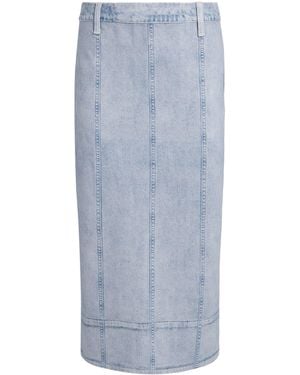 Rag & Bone Miramar Midi Pencil Skirt - Blue