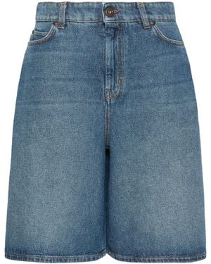 Weekend by Maxmara Denim Shorts - Blue