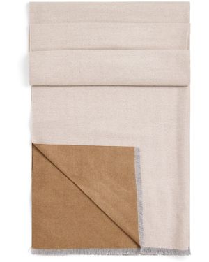 MAX&Co. Double-Faced Stole - White