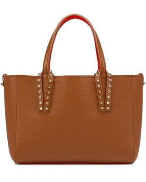 Christian Louboutin Cabata Mini Calfskin Tote Bag - Brown