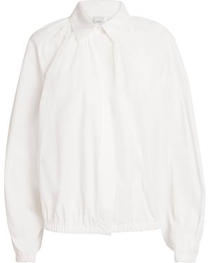 Patou Volume Bubble Blouse - White