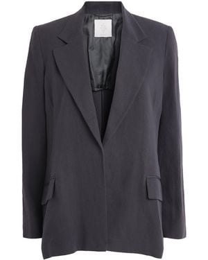 Eleventy Linen Blazer - Black