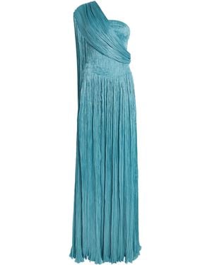 Marmar Halim Taffeta Strapless Roseya Gown - Blue