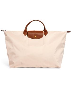 Longchamp Small Le Pliage Original Travel Bag - Natural