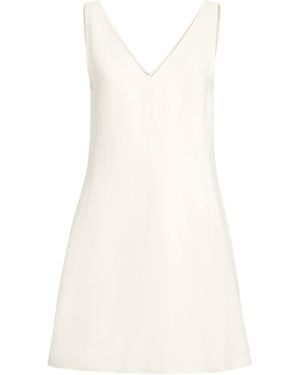 Brunello Cucinelli Twill Mini Dress - White