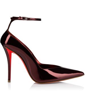 Christian Louboutin Erozee Patent Leather Court Shoes 100 - Red