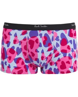 Paul Smith Love Hearts Boxer Briefs - Pink