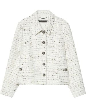 Marina Rinaldi Bouclé Jacket - White