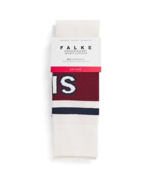 FALKE Sk2 Skiing Socks - White