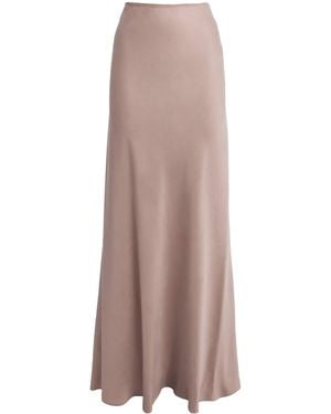 Fabiana Filippi Draped Maxi Skirt - Brown