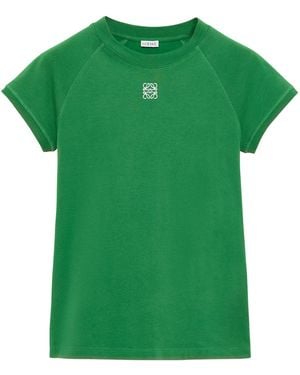 Loewe Anagram Logo T-Shirt - Green