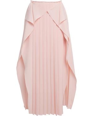 Voranida Pleated Mira Midi Skirt - Pink