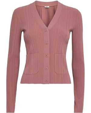 JOSEPH Plissé Sinai Cardigan - Red