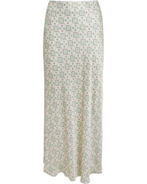 Claudie Pierlot Printed Maxi Skirt - White